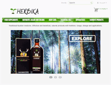 Tablet Screenshot of herbika.com